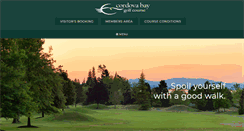 Desktop Screenshot of cordovabaygolf.com